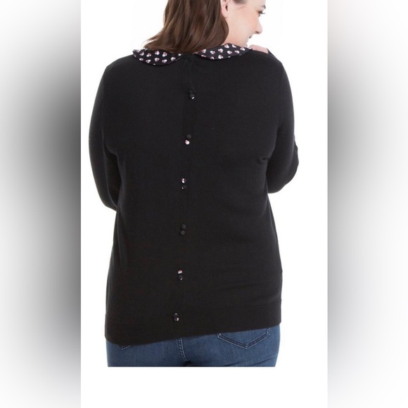 Hot Topic |Disney | Minnie Mouse Collar Sweater Size Large - Picture 2 of 9